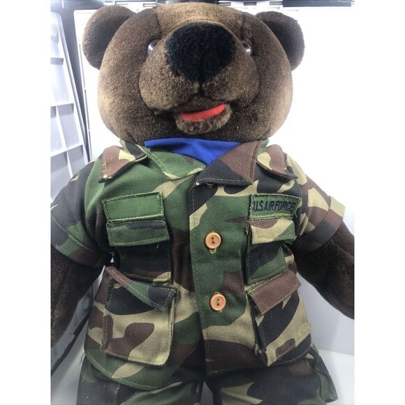 Vintage 1989 Bear Forces of America 20” US Air Force Teddy USAF Soldier Plush - Picture 5 of 16